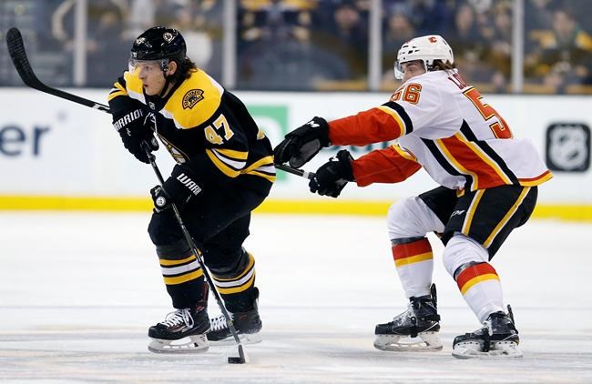 Bergeron, Nash leads Bruins past Flames 5-2 | iNFOnews.ca CP25477150