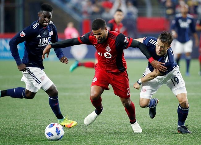 Penilla scores twice early, Revs survive Toronto FC 3-2 | iNFOnews.ca CP1684790391