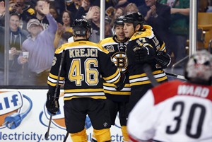 Bruins rout Hurricanes 5-1 for 8th straight victory | iNFOnews.ca CP27602624
