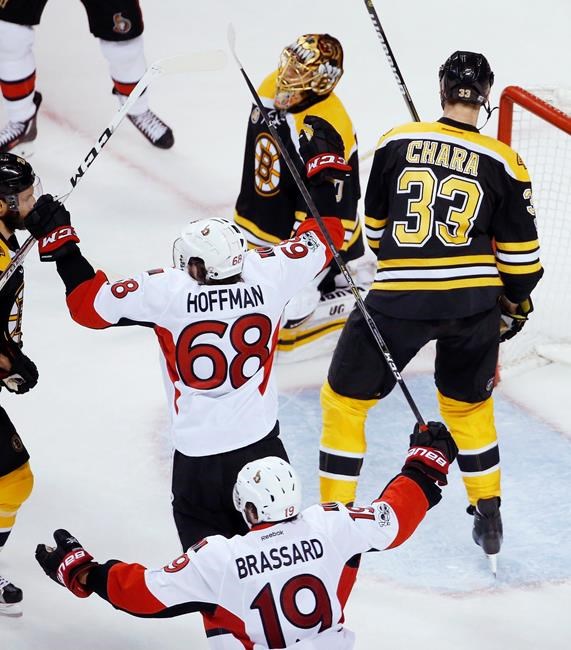 MacArthur scores OT winner, Senators edge Bruins in Game 6 to advance | iNFOnews.ca