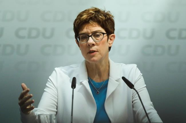 Germany: leader of Merkel party takes over defence ministry | iNFOnews.ca
