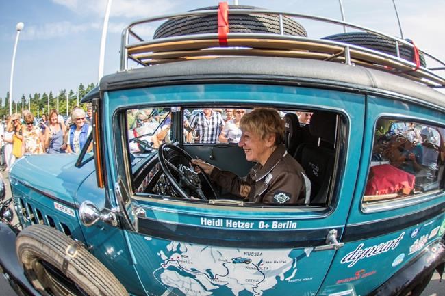 Berlin businesswoman, feted for driving around world, dies | iNFOnews.ca