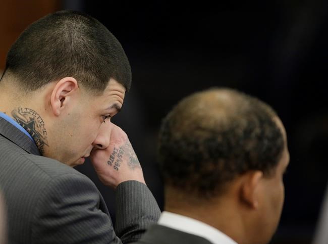 The Latest: Victims' kin in Hernandez case cry out loud | iNFOnews.ca