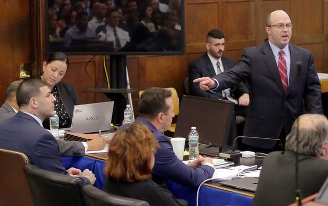 The Latest: Hernandez portrayed as hothead, wrongly accused | iNFOnews.ca The Latest: Hernandez portrayed as hothead, wrongly accused | iNFOnews.ca