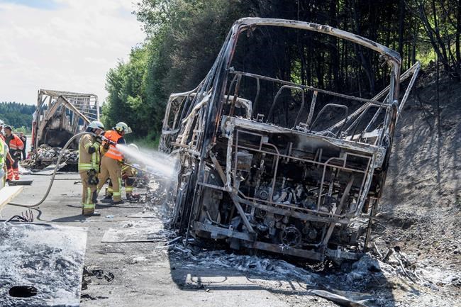 Bus driver's inattentiveness led to German crash, killing 18 | iNFOnews.ca Bus driver's inattentiveness led to German crash, killing 18 | iNFOnews.ca