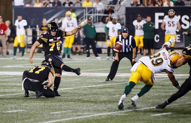 Hamilton Tiger-Cats rally for 25-24 home victory over Edmonton Eskimos | iNFOnews.ca