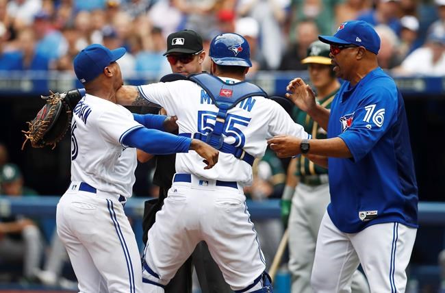 Gibbons, Stroman, Martin all ejected in Blue Jays game against Oakland | iNFOnews.ca