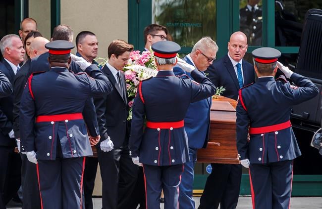 Mourners bid goodbye to the two young victims of Greektown shooting | iNFOnews.ca