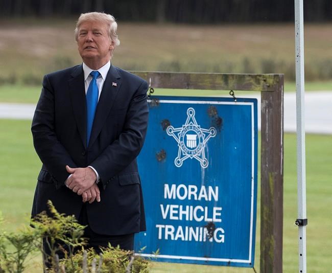 Trump takes a field trip to Secret Service training site | iNFOnews.ca