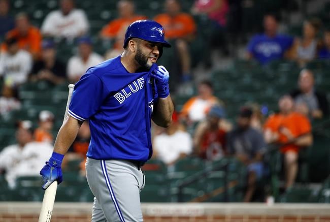 Morales' HR streak ends at 7 as Orioles blank Blue Jays 7-0 | iNFOnews.ca
