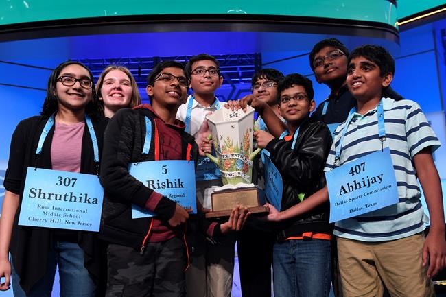 The Latest: National Spelling Bee ends in 8-way tie | iNFOnews.ca