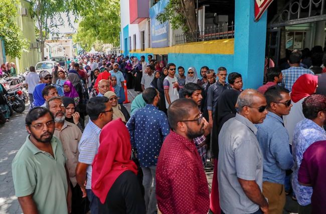The Latest: US congratulates Maldives, notes opposition win | iNFOnews.ca