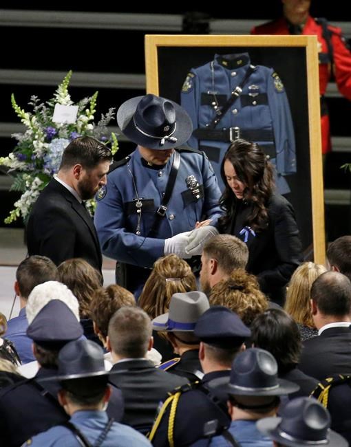 Trooper killed by tire remembered for putting others first | iNFOnews.ca
