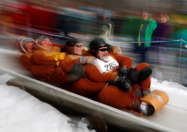 Down the chute: 'Fun and frivolity' at toboggan competition | iNFOnews.ca