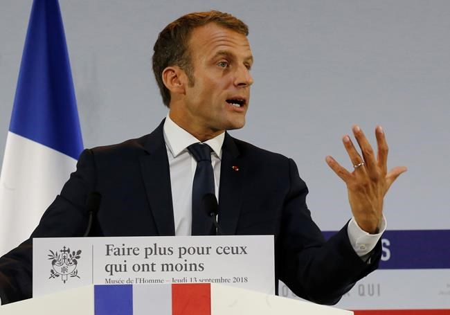 France's Macron unveils plan to combat poverty | iNFOnews.ca France's Macron unveils plan to combat poverty | iNFOnews.ca