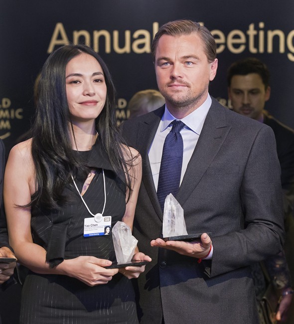 DiCaprio rips Big Oil at Davos confab of business leaders | iNFOnews.ca