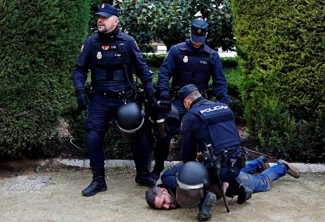Feminist activists interrupt Franco memorial event in Madrid | iNFOnews.ca