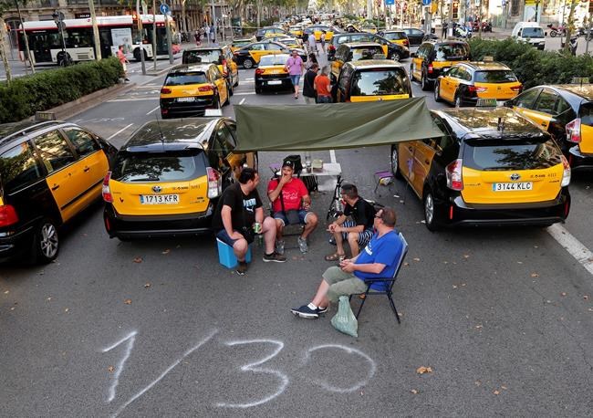 Spanish taxi driver protest retains momentum, snarls traffic | iNFOnews.ca