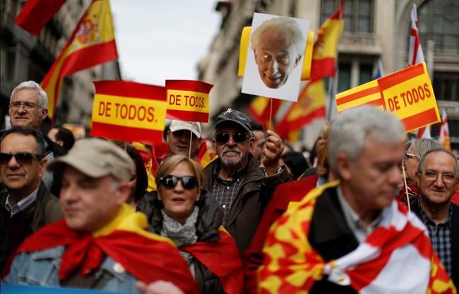 Spanish unionist rally mocks Catalan separatist movement | iNFOnews.ca Spanish unionist rally mocks Catalan separatist movement | iNFOnews.ca