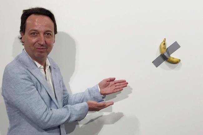 Couple who bought $120k banana art sense it will be iconic | iNFOnews.ca