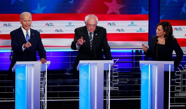 The Latest: Biden says Harris misrepresented busing stance | iNFOnews.ca CP684289133