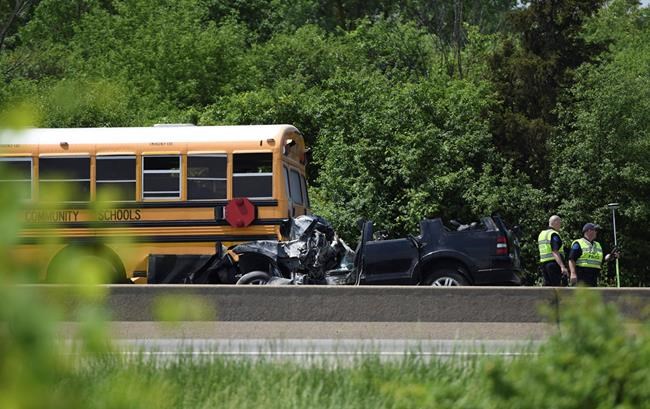 Tow driver killed, 5 hurt after SUV hits empty school bus | iNFOnews.ca
