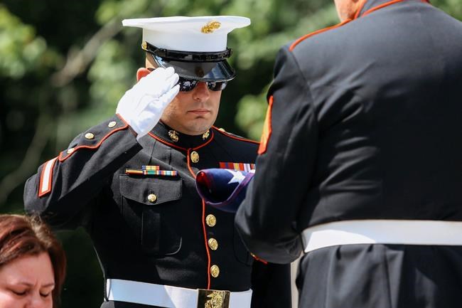 Ashes of Marine dog buried at Michigan War Dog Memorial | iNFOnews.ca Ashes of Marine dog buried at Michigan War Dog Memorial | iNFOnews.ca