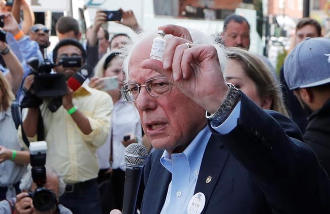 U.S. presidential candidate Bernie Sanders joins group seeking cheaper insulin in Canada | iNFOnews.ca