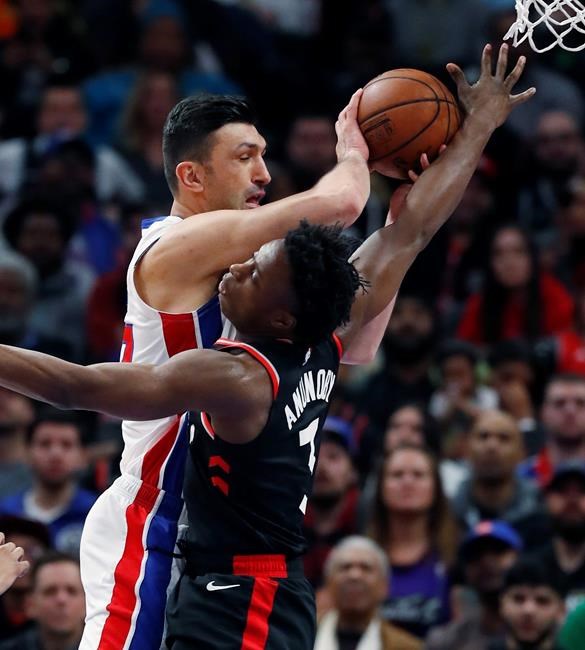 Pistons beat Raptors 110-107 to complete season sweep. | iNFOnews.ca