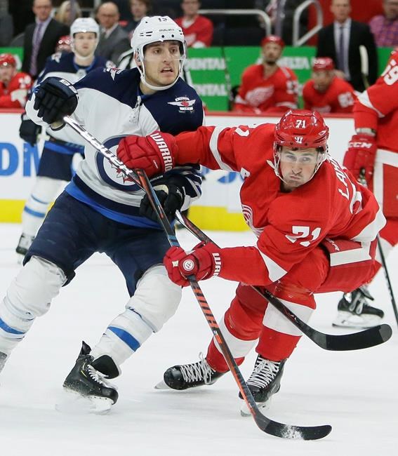 Byfuglien's late goal gives Jets 2-1 win over Red Wings | iNFOnews.ca