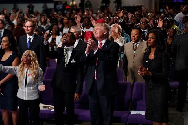Trump tells black churchgoers in Detroit visit is 'to learn' | iNFOnews.ca