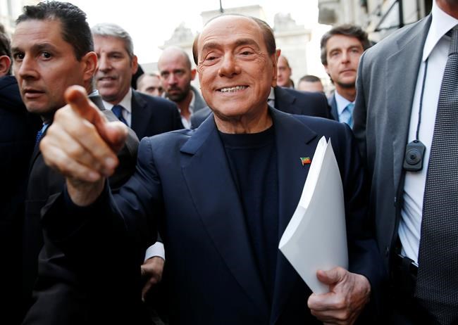 Berlusconi released after receiving stitches due to fall | iNFOnews.ca