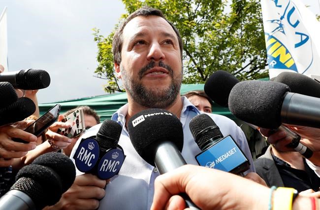 The Latest: Italian League chief: No need to fear populists | iNFOnews.ca