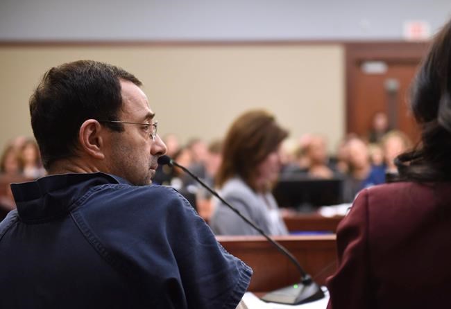 Latest: Nassar sobs as abuse victim testifies at sentencing | iNFOnews.ca