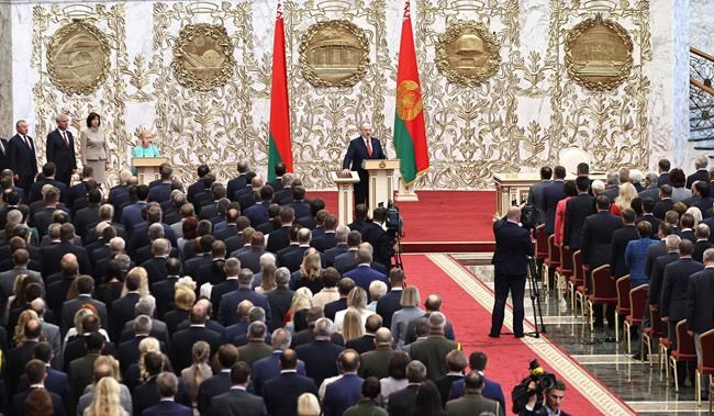 Belarus president sworn in at unannounced inaugural ceremony | iNFOnews.ca