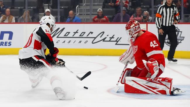 Duclair scores twice, leads Senators over Red Wings 4-3 | iNFOnews.ca Duclair scores twice, leads Senators over Red Wings 4-3 | iNFOnews.ca