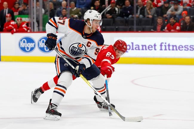 Red Wings beat Oilers 3-1 to end 8-game losing streak | iNFOnews.ca