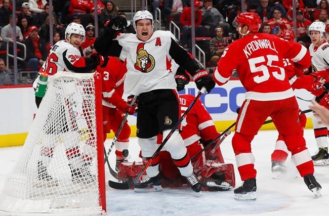 Chris Tierney scores 2 in Senators' 4-2 win over Red Wings | iNFOnews.ca Chris Tierney scores 2 in Senators' 4-2 win over Red Wings | iNFOnews.ca