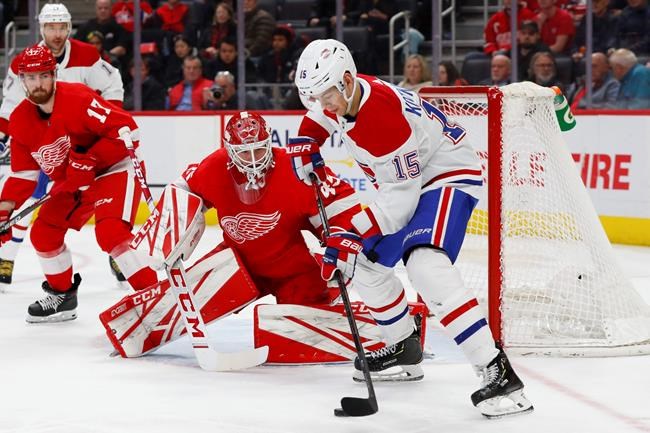 Zadina's late goal lifts Red Wings to 4-3 win over Canadiens | iNFOnews.ca Zadina's late goal lifts Red Wings to 4-3 win over Canadiens | iNFOnews.ca
