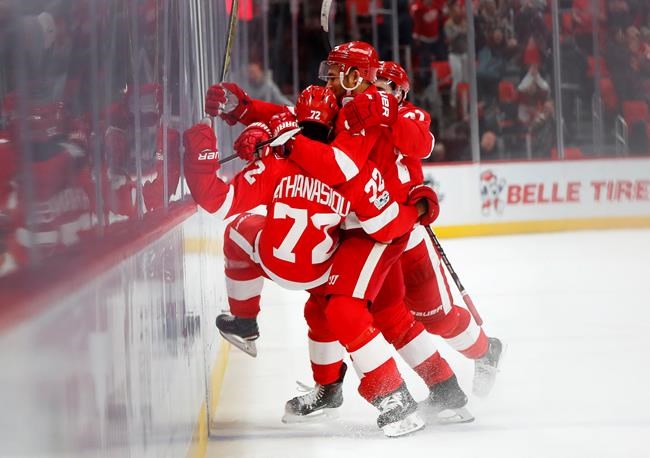 Athanasiou scores 6 seconds into OT, Detroit tops Ottawa 2-1 | iNFOnews.ca
