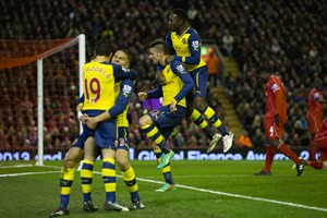 Liverpool grabs injury-time equalizer to draw with Arsenal, Sunderland wins northeast derby | iNFOnews.ca CP31204495
