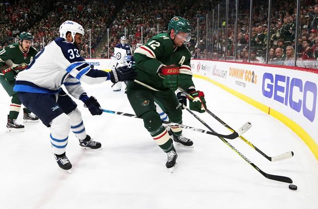 Wild's offence comes alive in second period to down Jets 6-2 in Game 3 | iNFOnews.ca CP968236311