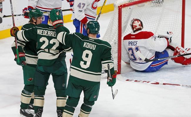 Niederreiter gets 2 goals as Wild romp past Canadiens 7-1 | iNFOnews.ca