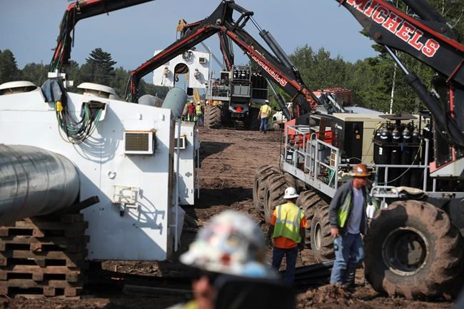 3 arrested at Enbridge Line 3 pipeline site in Wisconsin | iNFOnews.ca