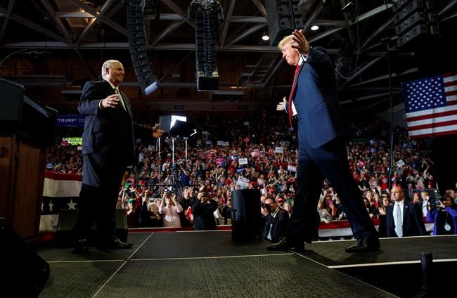 The Latest: Trump pauses speech as woman gets medical help | iNFOnews.ca