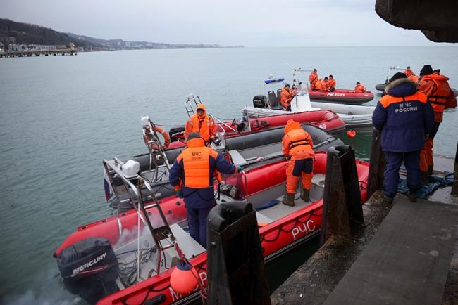 The Latest: Russia: Divers find jet fragments in Black Sea | iNFOnews.ca