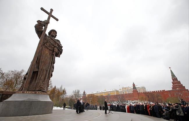 Putin leads inauguration of statue of Prince Vladimir | iNFOnews.ca Putin leads inauguration of statue of Prince Vladimir | iNFOnews.ca