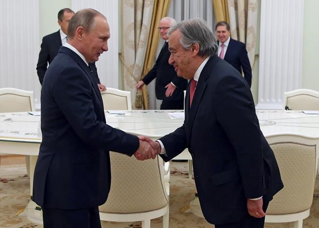 UN's incoming secretary-general meets Russia's Putin | iNFOnews.ca