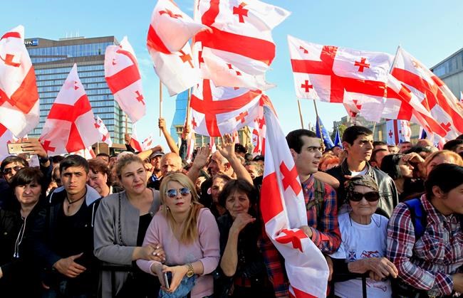 Tens of thousands opposition supporters rally in Georgia | iNFOnews.ca