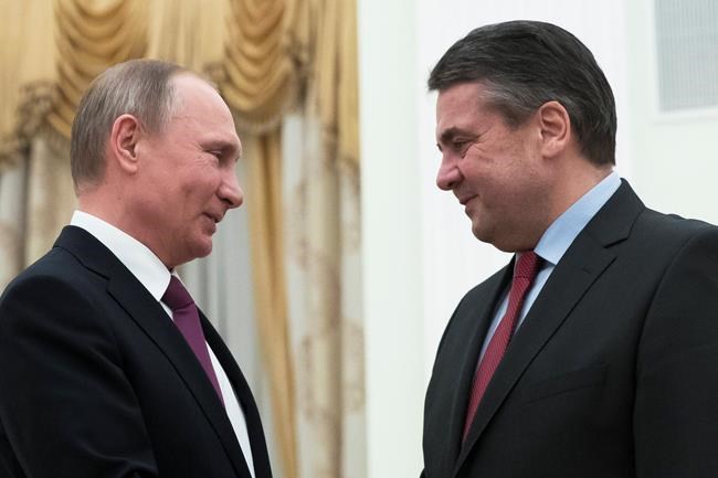 Putin tells German FM he wants better ties | iNFOnews.ca Putin tells German FM he wants better ties | iNFOnews.ca